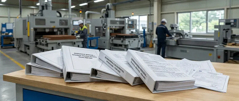 Complete documentation package including operation manuals, schematics, and commissioning reports