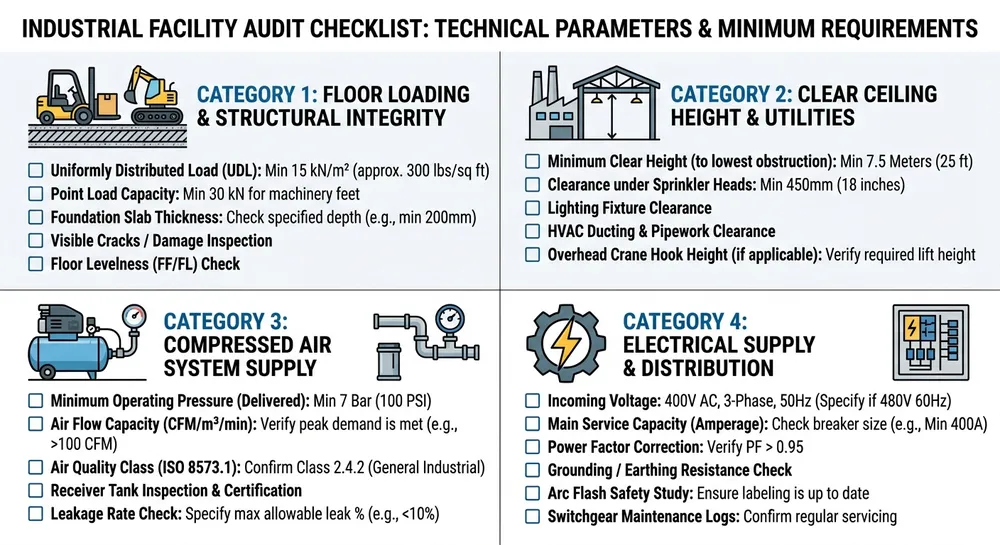 Pre-transition infrastructure audit checklist for flaskless clay sand molding line conversion