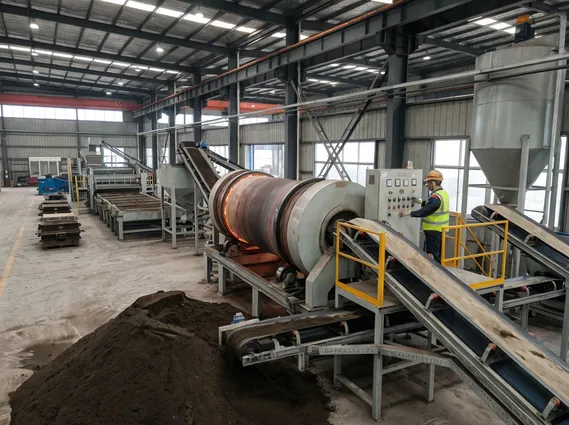 TZFoundry thermal regeneration system facility with active processing line