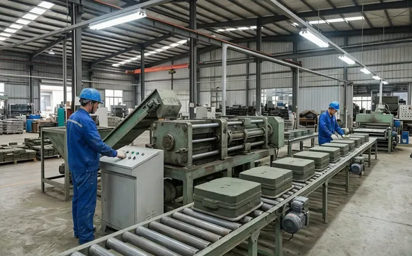 Standard flaskless clay sand processing line — entry-level flaskless molding configuration