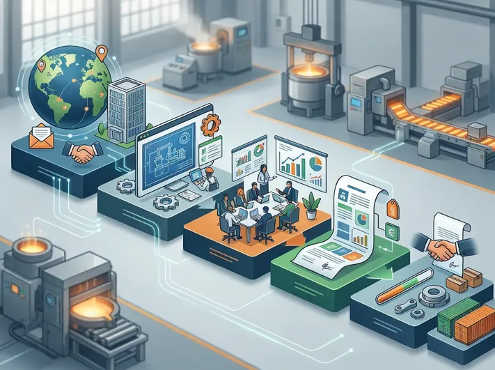 TZFoundry structured RFQ process for foundry equipment quotes