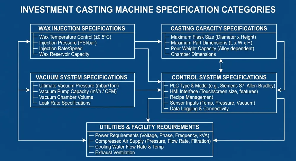 Investment Casting Machine Specifications: What Procurement Teams Need to Evaluate Before Ordering