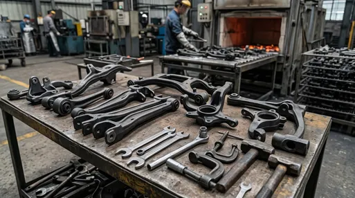 Malleable iron casting after annealing heat treatment for automotive suspension and hand tools