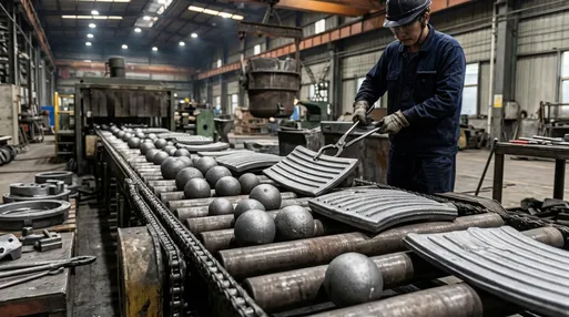 White iron wear-resistant casting for grinding balls and crusher liners