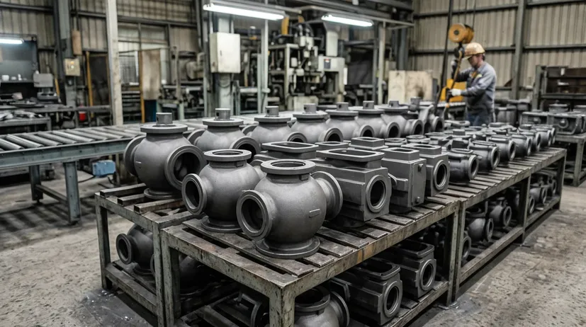 Precision ductile iron valve bodies and actuator housings cast using lost foam process