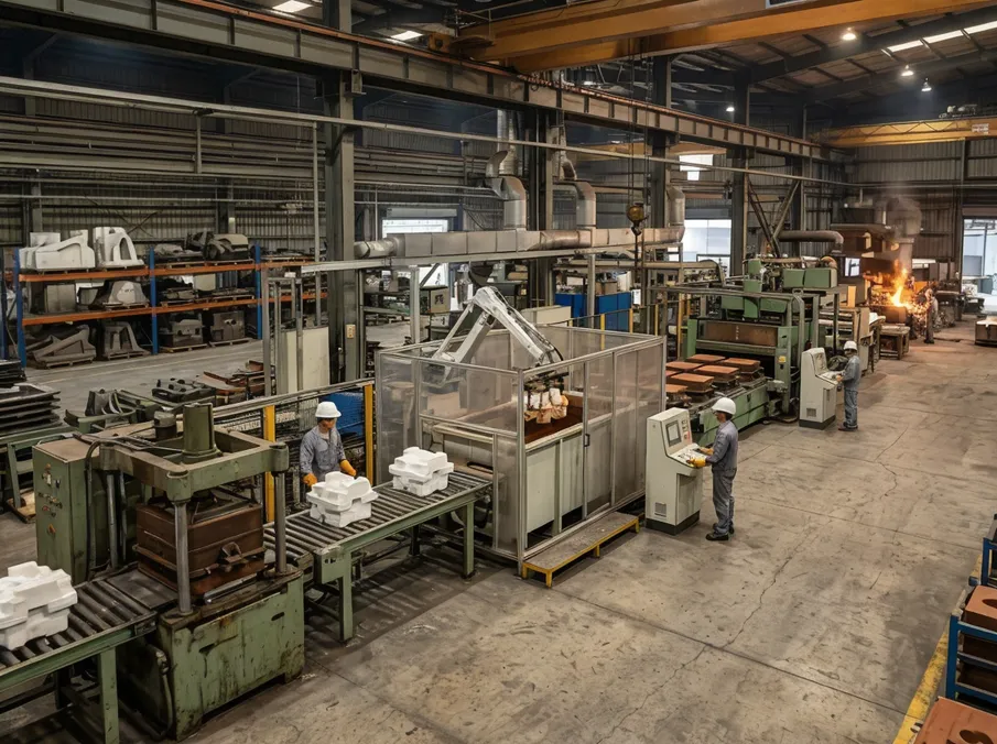 Modular line expansion from 100 to 350 tons per month at Ontario foundry