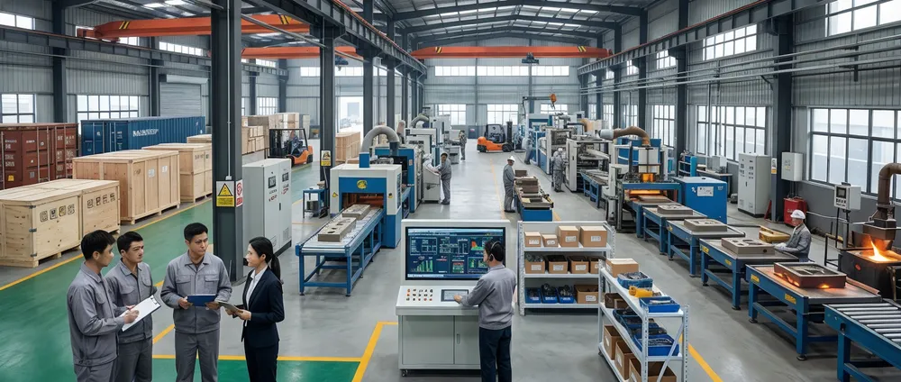 Lost foam casting equipment evaluation criteria — lead time, spare parts, remote diagnostics, training, warranty, and shipping considerations for foundry buyers