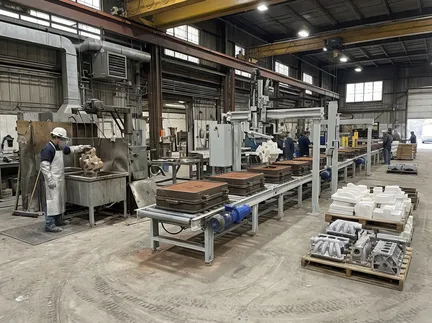 Ontario foundry modular expansion from manual to automated lost foam casting line