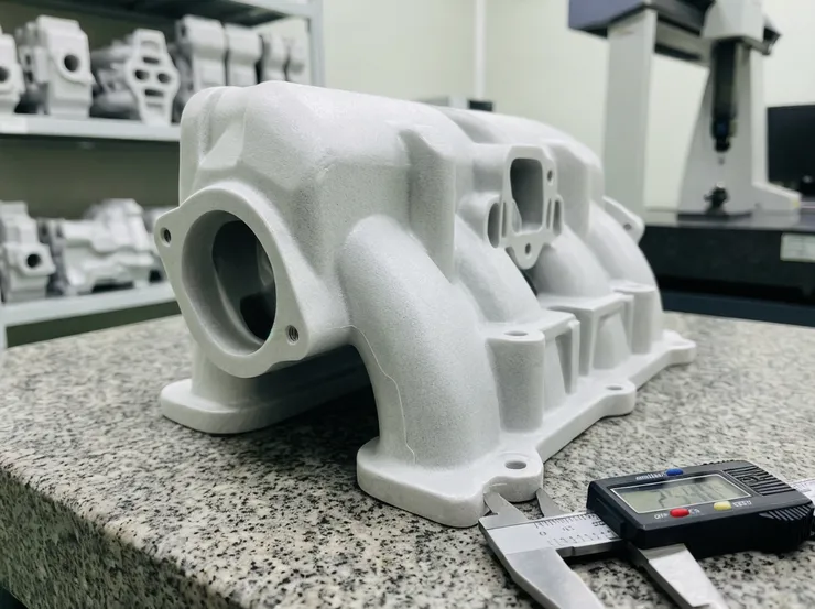 EPS expanded polystyrene foam pattern for lost foam casting, showing precision surface finish and dimensional accuracy