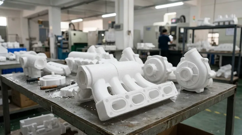 Standard polystyrene EPS foam pattern used in general-purpose lost foam casting applications