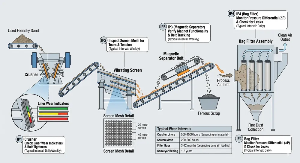 How to Maintain a Foundry Sand Reclamation Line for 95%+ Recovery Rates