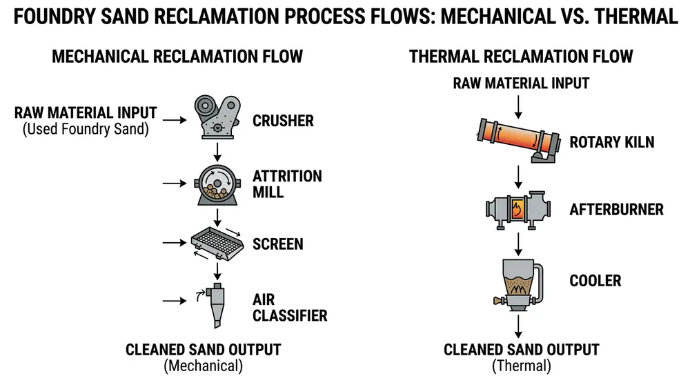 Thermal vs Mechanical Sand Reclamation: Which Method Fits Your Resin Sand Process?