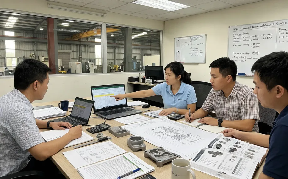 TZFoundry engineering team preparing equipment recommendations and quotations for buyer